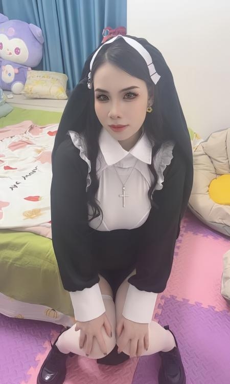 性价比修女服少妇
